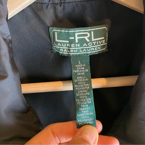 LAUREN RALPH LAUREN ACTIVE WOMEN'S FULL ZIP VEST & ZIP POCKETS SZ LARGE - Picture 2 of 9